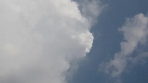 UK May 2018 - Time lapse of Cumulonimbus thunder storm clouds rolling in. Stock Footage 91290255