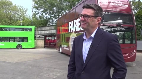 UK: No commitment to raise income tax personal allowance, Burnham says Stock Footage 340271950
