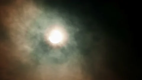 UK partial solar eclipse 25-10-2022 stock footage Stock Footage 220034370