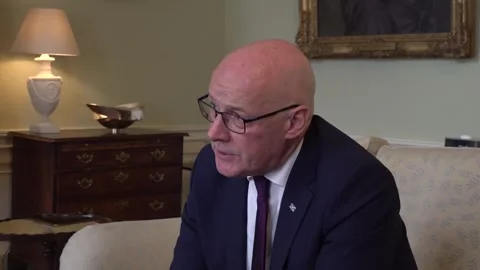 UK is in ‘perilous state’ and ‘falling apart’, John Swinney claims Stock Footage 344208781