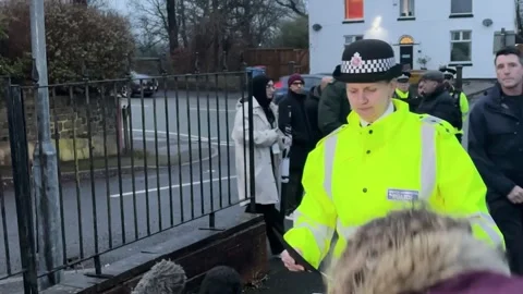UK: Police statement after four people die in a head-on crash in Bolton 動画素材 326243846