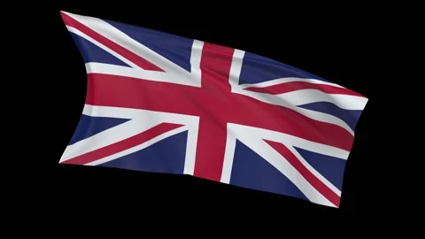 UK seamless loop flag animation simulation 動画素材 150313466