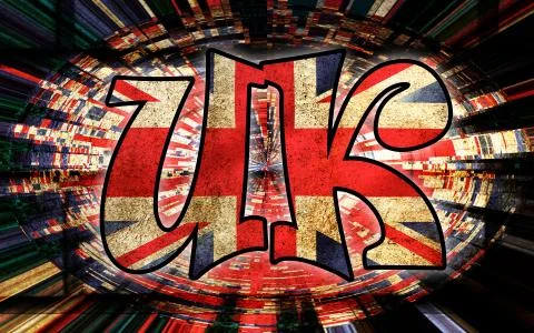 Uk sign Stock Illustration
