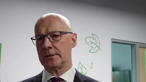 UK: Swinney: ScottishPower is shining example of how transition can hel... Stock Footage 320816700