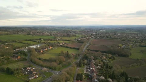 UK Town at Sunset 스톡 동영상 239575901