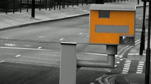 UK traffic speed camera Stock Footage 22666455