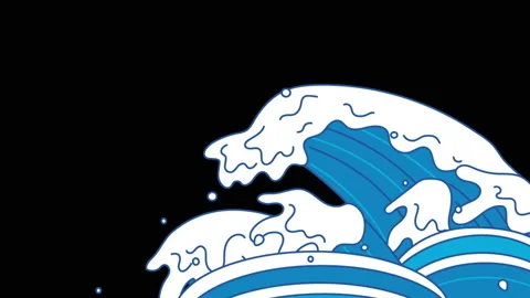 Tsunami stock footage