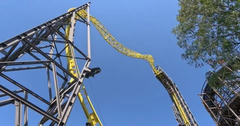 Ukko roller coaster. 動画素材 328024607