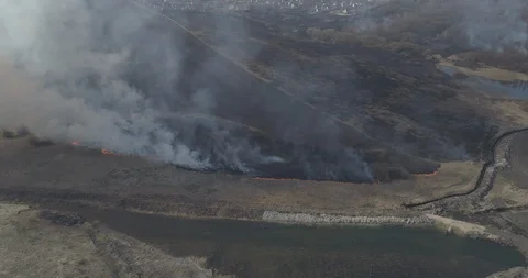 Ukr fire 18 Stock Footage 113424775