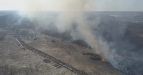 Ukr fire 19 Stock Footage 113423532