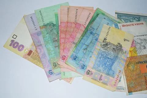 Ukraina - money Stock Photos