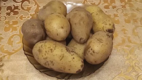 Ukraine. Boiled potatoes Stock Footage 225123917