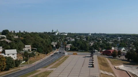 Ukraine, Chernihiv, view from the drone Stock Footage 115789900