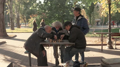 Ukraine Chess 2 Stock Footage 233036236
