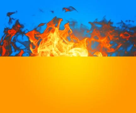 Ukraine in fire 스톡 일러스트