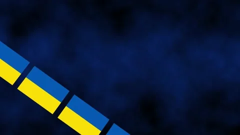 Ukraine Flag Animated Background 3d, Motion Graphics Flag Animation Stock Footage 228782716