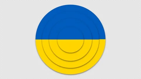 Ukraine flag animation Stock Footage 276407029