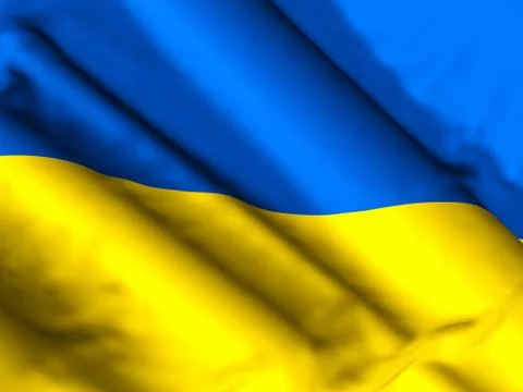 Ukraine flag background Stock Illustration