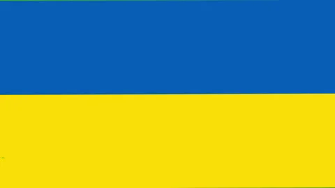 Ukraine Flag With Brush Stroke. 4K motion animation. Video stock 281333587