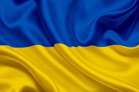 Ukraine Flag Clean A Stock Illustration