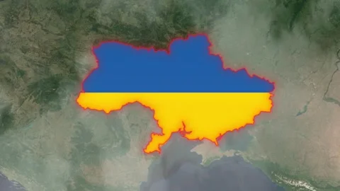 Ukraine Flag Stock-Footage 306882474