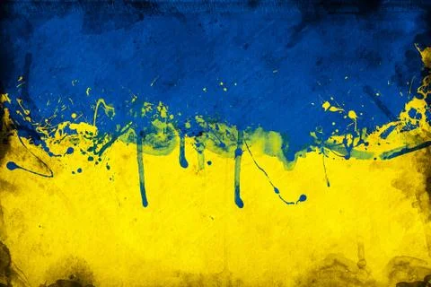 Ukraine flag 스톡 일러스트