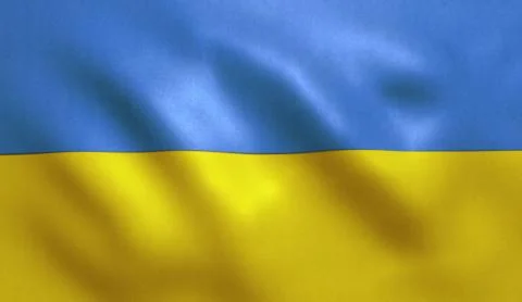 Ukraine Flag Stock Illustration