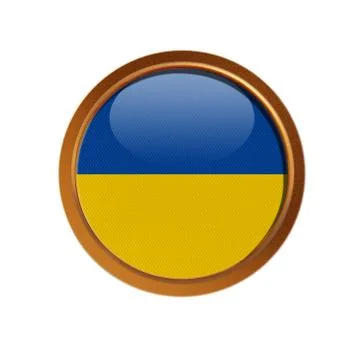 Ukraine flag Illustrazione stock