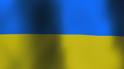 Ukraine Flag loop Stock Footage 285436