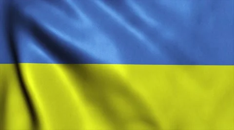 Ukraine flag loop video animation 4K Stock Footage 64821764