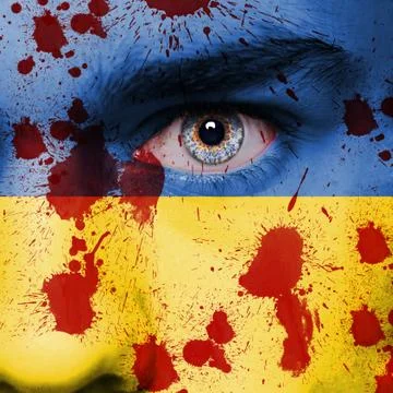 Ukraine flag Stock Photos