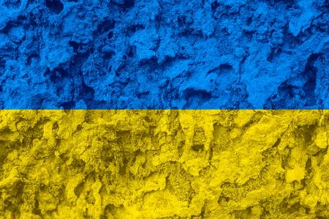 Ukraine flag texture as background Stock Photos