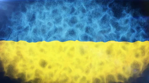 Ukraine Flag V2 Loop Stock-Footage 33751403