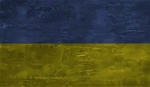 Ukraine Flag vector background Stock Illustration