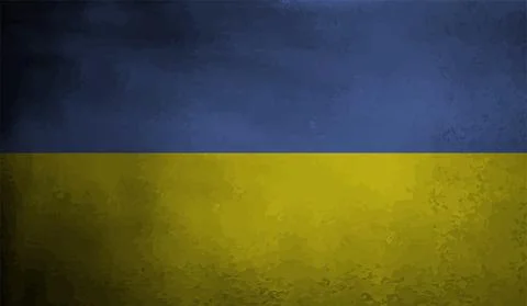 Ukraine Flag vector background Illustrazione stock