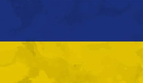 Ukraine Flag vector background Illustrazione stock