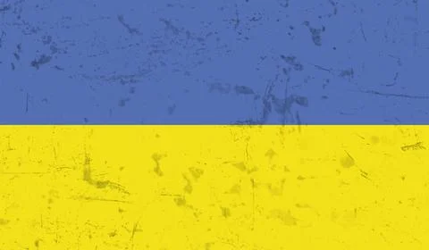 Ukraine Flag vector background Illustrazione stock