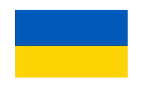 Ukraine flag vector illustration Illustrazione stock