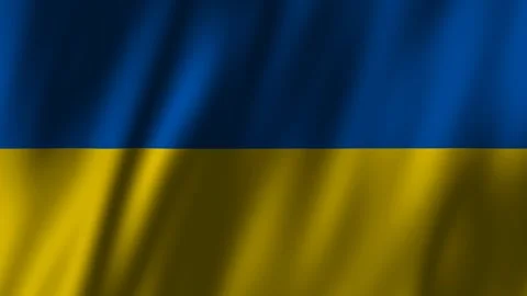 Ukraine Flag Waving Seamless Background | 4K Animated Loop | Stock Footage 314488520