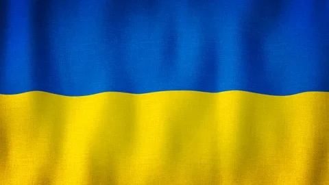 Ukraine flag waving in the wind Stock-Footage 102464323