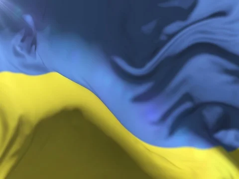 Ukraine flag waving a wind, loop | Stock Video | Pond5