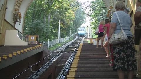 UKRAINE. KIEV. AUGUST 2011: _ity streets Stock Footage 49742829