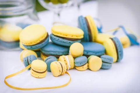 Ukraine macaroons Stock Photos