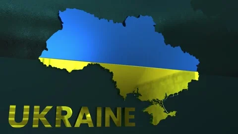 Ukraine Map Stock Footage 279768664