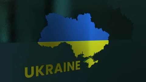 Ukraine Map Stock Footage 279768948