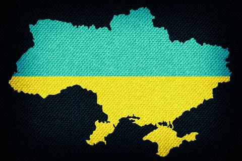 Ukraine map Stock Illustration