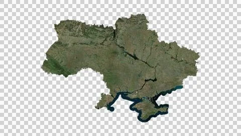 Ukraine Map Stock Illustration