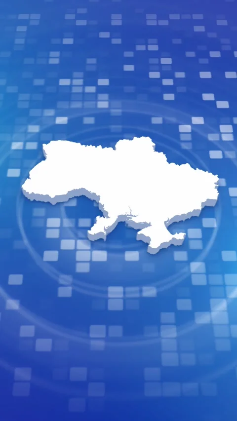 Ukraine Map Intro Stock Footage 259982961