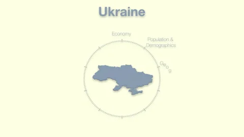 Ukraine MAP revealingmotion graphics data elements Stock Footage 339878564