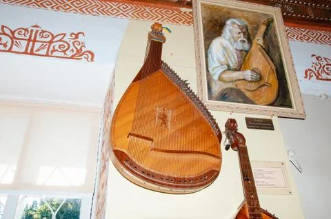 Ukraine, Pereyaslav-Khmelnytsky, May, 2019. Museum of Kobza. Foto stock